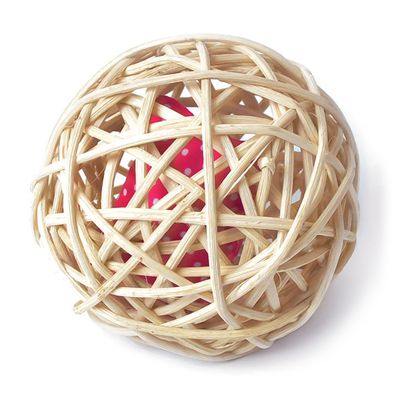 Jouet Aumuller Baldi Mini Balle En Rotin Pour Chat Zooplus