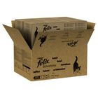 FELIX Jumbopack Katzenfutter – 88 X 100 G Päckchen, Rindfleisch-Geschmack, Für Erwachsene Katzen