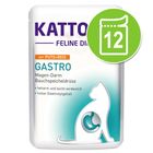 Kattovit Gastro Maaltijdzakjes Kattenvoer 12 x 85 g
