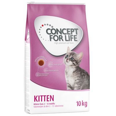 10kg Concept For Life Dry Cat Food 25 Off Deals