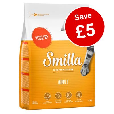 10kg Smilla Dry Cat Food - £5 Off! | Top deals at zooplus!