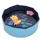 Kitty Pool mit schwimmfähigem Spielzeug