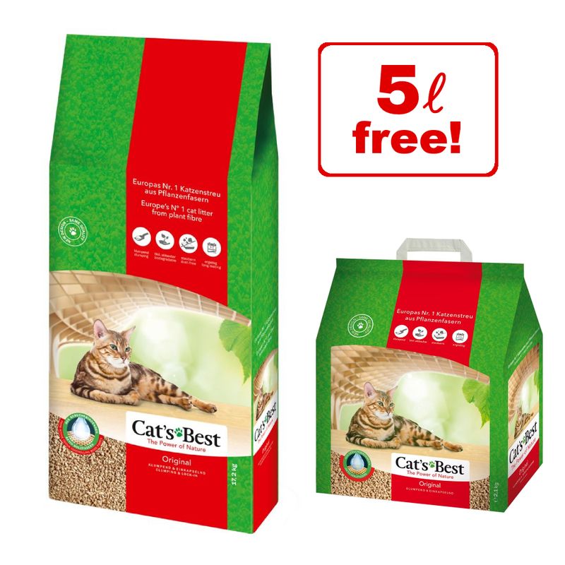 40l Cat's Best Original Cat Litter + 5l Free!* reviews zooplus.co.uk