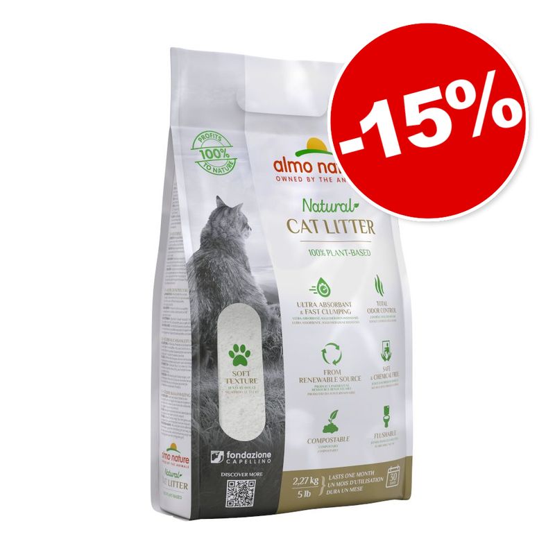 Avis clients sur Almo Nature Cat Litter 2.27/4,54 kg 15 zooplus