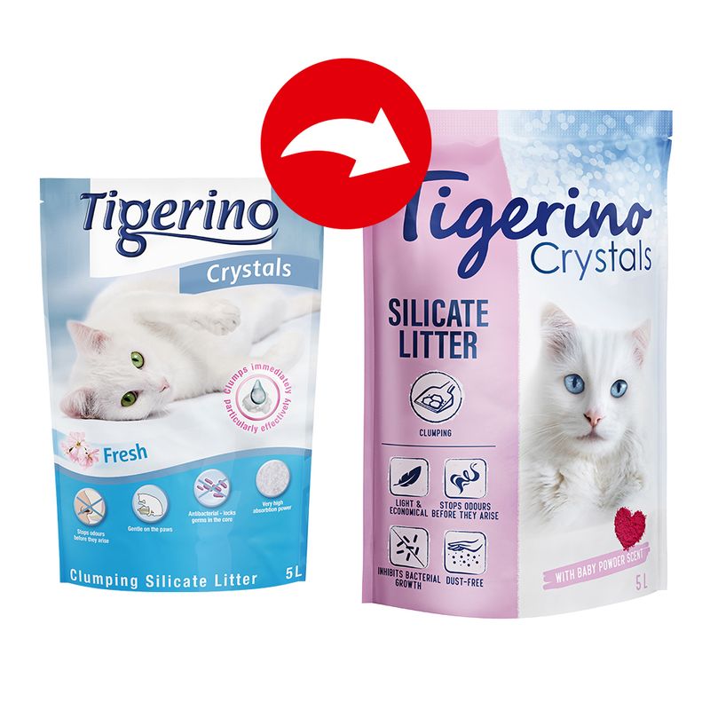 Avis clients sur Litière Tigerino Crystals Fresh pour chat zooplus