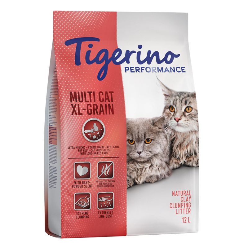 Avis clients sur Litière Tigerino Performance Multi Cat XLGrain zooplus