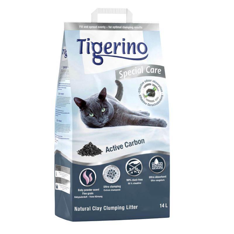 Avis clients sur Litière Tigerino Special Care Active Carbon pour chat