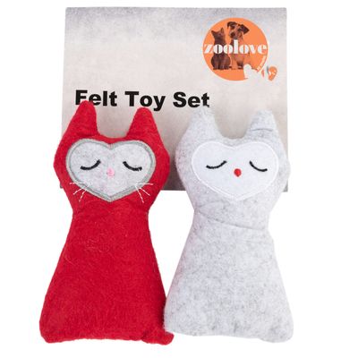Lot De Jouets Zoolove Chatons En Feutrine Pour Chat Zooplus Be