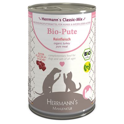 Lot Herrmann S Pure Viande 12 X 400 G Pour Chien Et Chat Zooplus