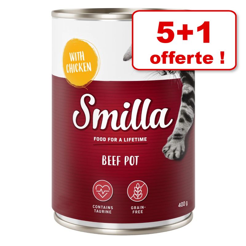 Avis clients sur Lot Smilla 5 x 400 g + 1 x 400 g offerts ! zooplus