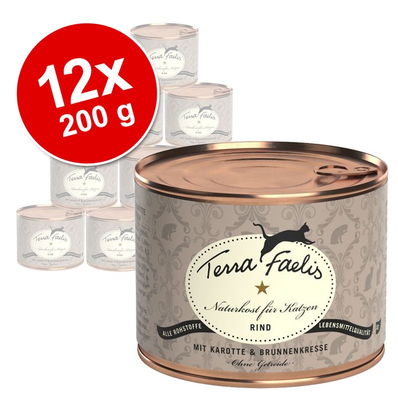Avis Clients Sur Lot Terra Faelis Viande 12 X 200 G Pour Chat Zooplus