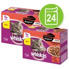 Megapack Whiskas Casserole / Ragout 24 x 85 g