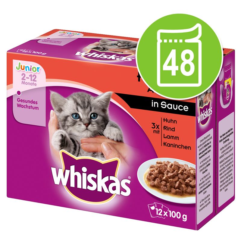 whiskas pouch junior