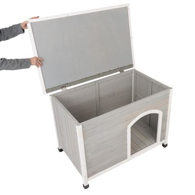 Hundehütte Für Innen, Faltbar Mit Kissen – Für Kleine, Mittlere & Große Hunde/Katzen, Wasserdichter Boden