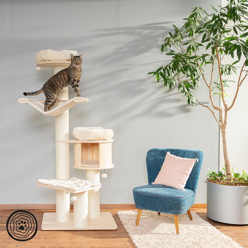 Natural Paradise Cat Tree Xl Premium 175cm Bitiba Co Uk