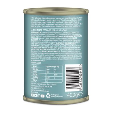 Natures Menu Country Hunter Can Multipack Wet Dog Food Zooplus Co Uk