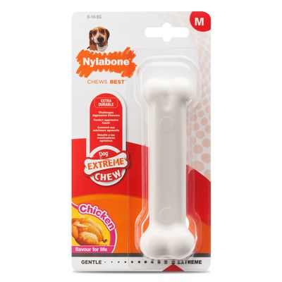 Nylabone Dura Chew osso com sabor a frango para cães