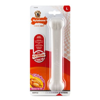 Nylabone Dura Chew osso com sabor a frango para cães