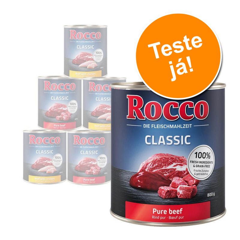 Pack de experimentação: Rocco 6 x 800 g