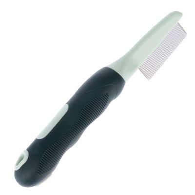 Peigne à Puces Pour Chiens Et Chats - Dents Métalliques Fines, Poignée Ergonomique | Anti-poux, Démêlage, Soin Du Pelage