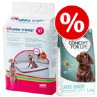 Probeer nu: Savic Puppy Trainer Pads + 1,5 kg Concept For Life Junior