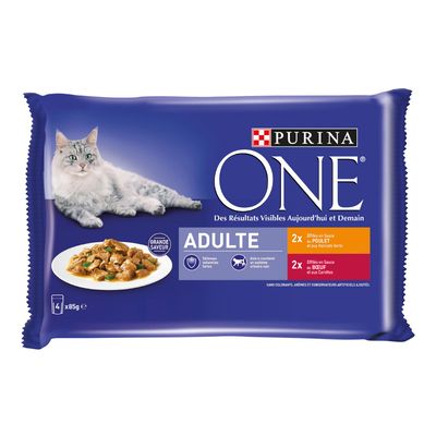 Purina One Adult Sachets Fraicheur Pour Chat Zooplus