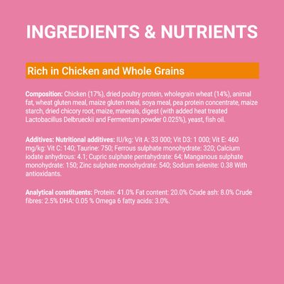 Purina ONE Junior Chicken & Whole Grains Dry Cat Food | Free P&P €49+