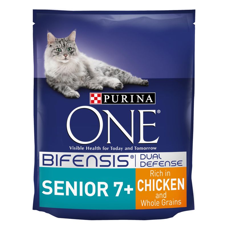 Purina ONE Senior 7 Chicken Whole Grains Dry Cat Food Reviews 