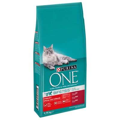 Purina One Sterilcat Beef Wheat Dry Cat Food Free P P 35
