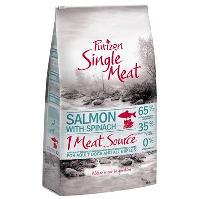 Purizon Single Meat Adult saumon, épinards - sans céréales pour chien