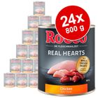 Rocco Real Hearts 24 x 800 g - Pack económico