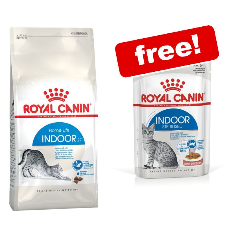 Royal Canin Dry Cat Food + Royal Canin Wet Food Free!* Sterilised 37
