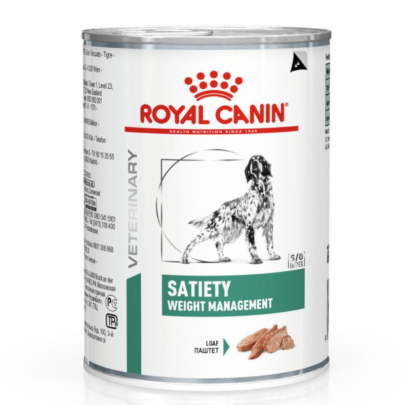 Veterinary diets dog satiety weight management Clearance