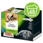 Sheba Variaties in Maaltijdzakjes Kattenvoer Megapack 48 x 85 g