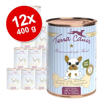Terra Canis Hundefutter Terra Canis Nassfutter Gunstig Bei Zooplus Terra Canis Welpenfutter 12 X 400 G