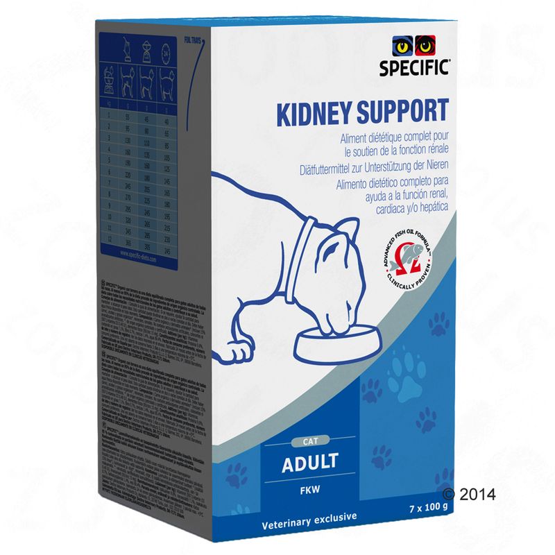 Avis clients sur Specific FKW Kidney Support pour chat zooplus