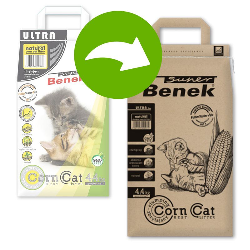 opinie klientów zooplus Super Benek Corn Cat Ultra Natural