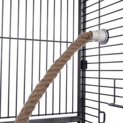 Paradise Toys Zig Zag Sitzstange Für Vögel – 3/4 Zoll Dick, Bis 127 Cm Flexibel Formbar, Mit Baumwollseil