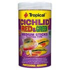 Tropical Cichlid Red & Green Medium Sticks
