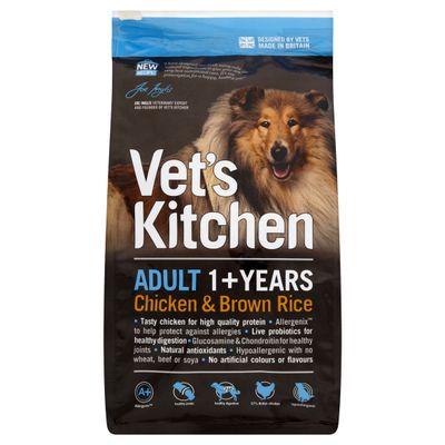 Vet's Kitchen Adult Chicken & Brown Rice Dry Dog Food | Zooplus.co.uk