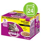 Whiskas 1+ Classic Selectie Maaltijdzakjes Kattenvoer 24 x 100 g