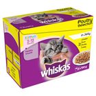 Whiskas Junior Classic Selectie in Saus / Gelei Maaltijdzakjes 12 x 85 g / 100 g