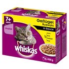 Whiskas 7+ Senior Selectie in Saus Maaltijdzakjes Kattenvoer 12 x 85 g / 100 g