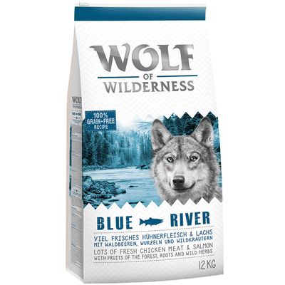 Wolf of Wilderness Adult Blue River com salmão | Compre ...