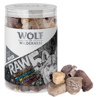 Wolf of Wilderness snack - 5 fajta fagyasztva szárított snack vegyesen