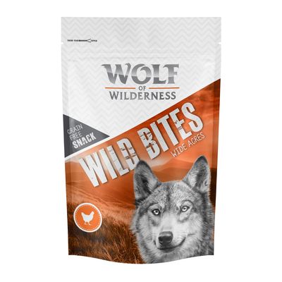 Wolf of Wilderness Wild Bites snacks sin cereales