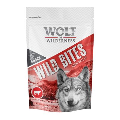 Wolf of Wilderness Wild Bites snacks sin cereales