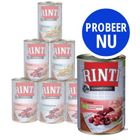 6 x 400 g RINTI Gemengd Probeerpakket Hondenvoer