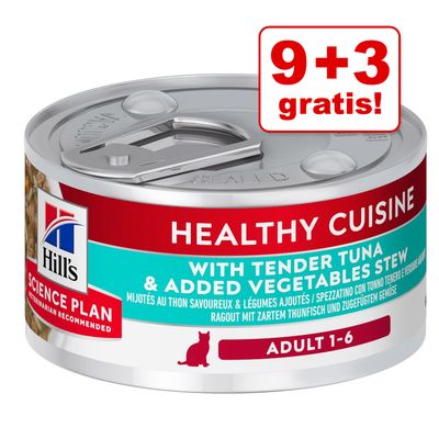 9 3 Zdarma 12 X 79 G Hill S Science Plan Adult Healthy Cuisine Zoohit Cz