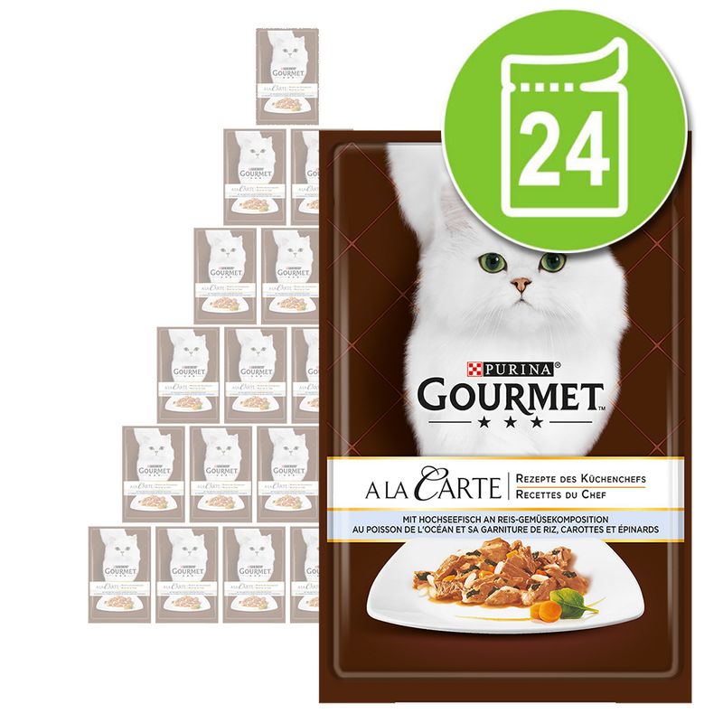 zestaw mieszany gourmet a la carte 24 x 85 g najtaniej ekspresowa dostawa w bitiba pl